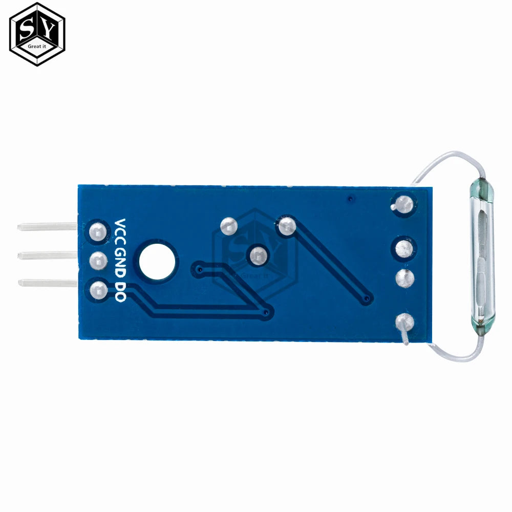 1PCS/5PCS  G123-08 LM393 Reed Sensor Module Magnetron Module Reed Switch Magnetic Switch for arduino Diy Kit