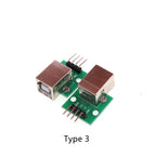 5pcs USB 2.0 Micro Mini A Female/Male USB B to 2.54mm Pin Header PCB Breakout Board Converter Adapter