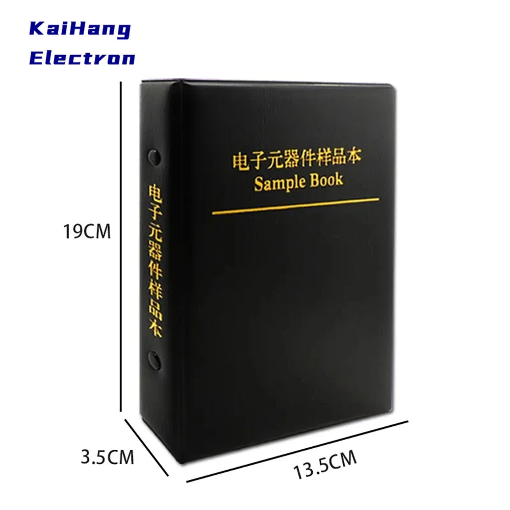 4250PCS 8500PCS 0201 0402 0603 0805 1206 1% SMD Resistor Sample Book Resistors Assortment Kit 0R~10M 170Values Each 25pcs 50pcs