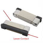 10Pcs FPC FFC Connector 0.5mm 1.0mm AWM 20624 80C 60V VW-1 Flat Cable PCB 4/5/6/7/8/10/12/14/16/18/20/26/30/32/36/40/50/60Pin