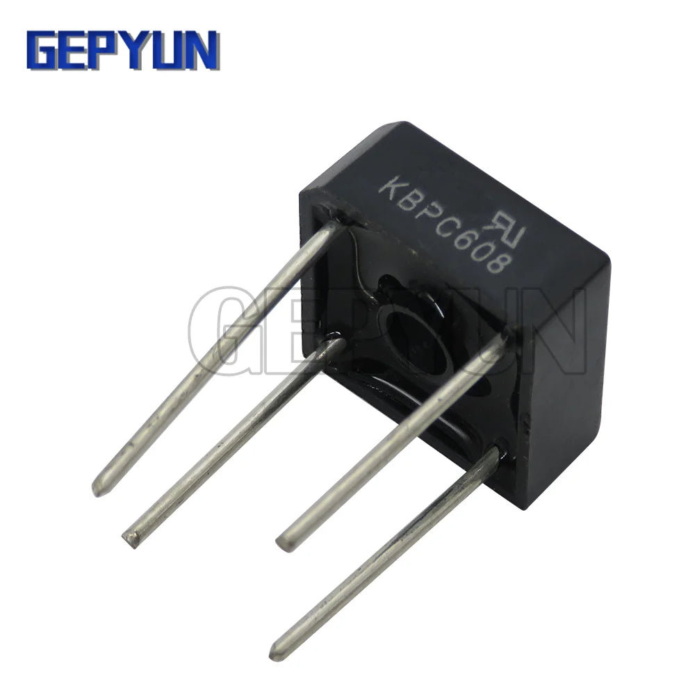 5pcs free shipping KBPC608 800V 6A Diode bridge rectifier