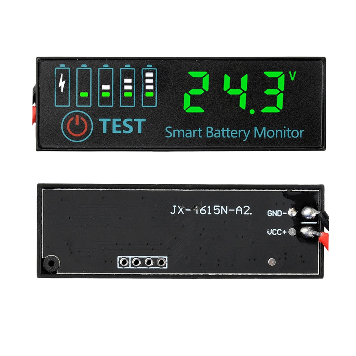 DC 7-55V 1-8S 4165 LED Indicator Voltage Charge Indicator Acid Battery Lithium Battery Universal Battery Charge Indicator Panel
