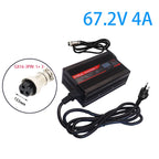 67.2V 4A  Charger Smart Aluminum Case Is Suitable For 16S 60V OLED Dispay Li-ion Lipo Battery OLED Display Fast Charger OHRIJA