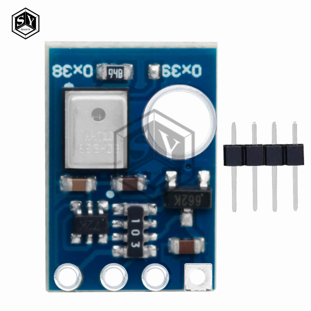 ‌AHT10 I2C Digital Temperature/Humidity Sensor – High-Accuracy Module Compatible with DHT11/SHT20/AM2302