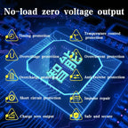 72V 60V 2A/3A/5A 20S 16S 18650 Lithium Battery Charger DC 5.5*2.1mm, Multiple Plug Options, Intelligent Charger EU/US/UK/AU
