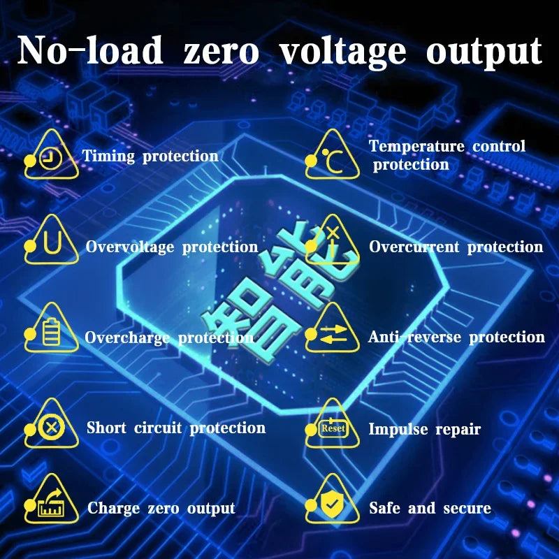 72V 60V 2A/3A/5A 20S 16S 18650 Lithium Battery Charger DC 5.5*2.1mm, Multiple Plug Options, Intelligent Charger EU/US/UK/AU