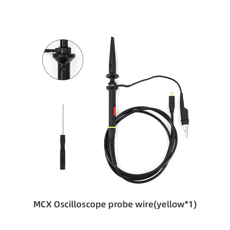 BNC Oscilloscope Probe Scope 100M Bandwidth Analyzer Alligator Clip Probe Multimeter Test Leads Electronic Oscilloscope Probe