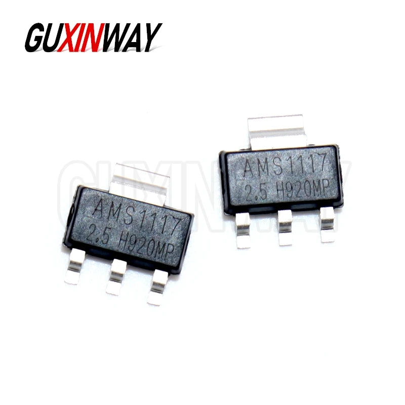 20PCS New Linear Voltage Regulator SOT223 IC AMS1117 1.2V 1.5V 1.8V 2.5V 3.3V 5V ADJ LM1117