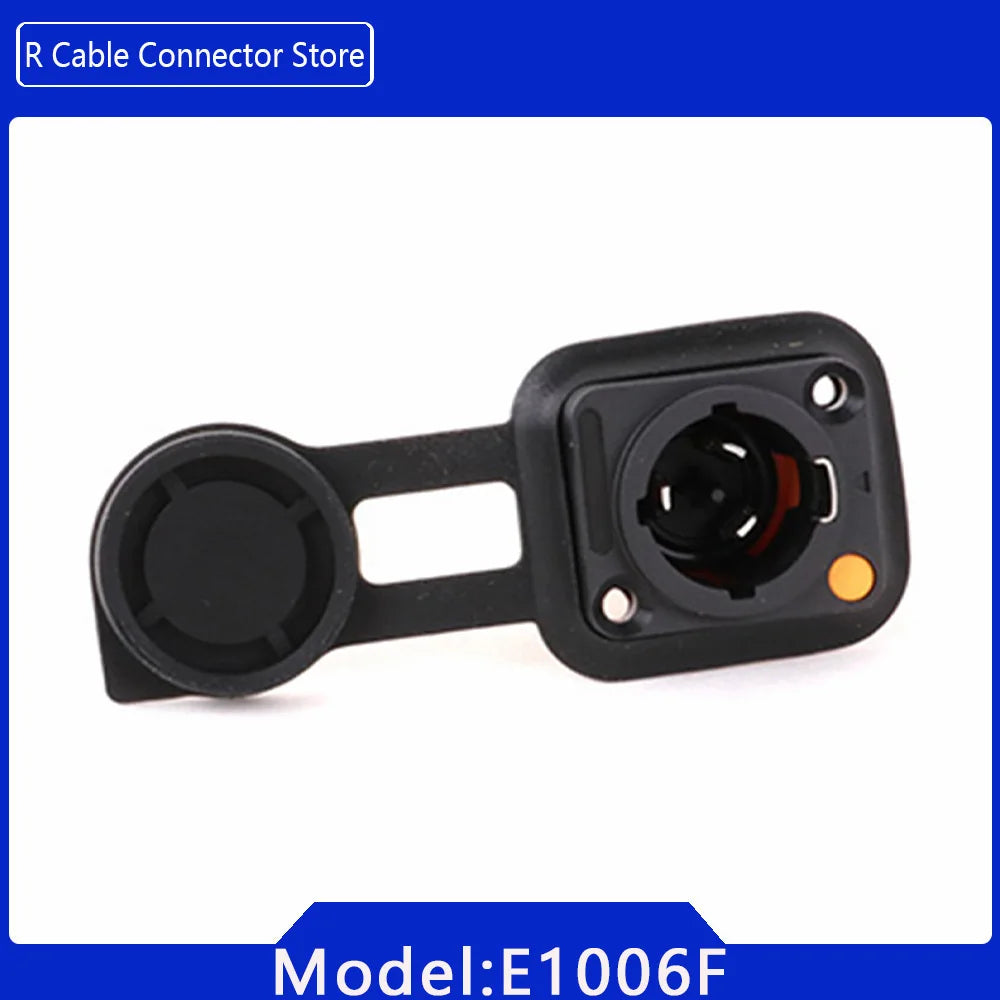 2pcs 3Pins Waterproof IP65 Grade Locking Powercon Male Plug Jack Female Chassis Socket Cable Wire Connector