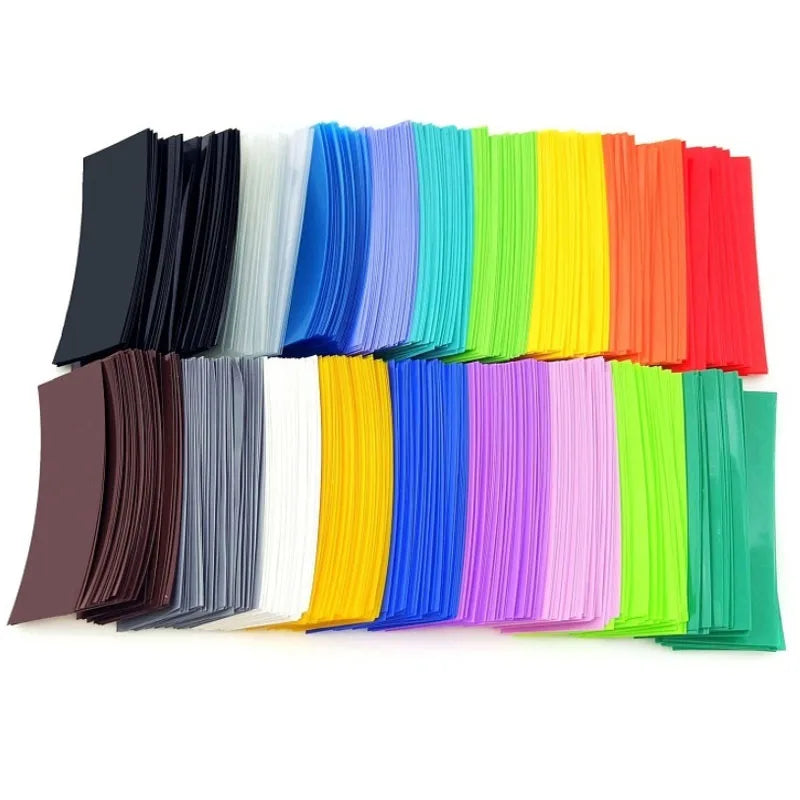 No.5(AA) Battery PVC Heat Shrink Tube Repair protective film Insulated Wrap Protect Case Pack Sleeve