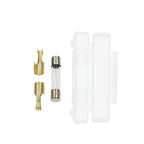 5Set 6X30MM Glass Fuse Holder, 0.5A 1A 2A 3A 4A 5A 6A 8A 10A 15A 20A 25A 30A Fuse Socket Flip shell Type with fuse