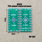 1Pce Pinboard SOP20 QFN20 QFP32 SSOP32 QFN32 QFN40 QFP44/48 TSSOP24 SSOP24 SOP28 to DIP56 56pin  IC Adapter Socket Adapte Plate