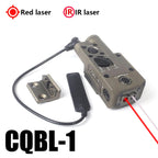 SBAL-PL DBAL-PL CQBL-1 Laser IR/Red/Green Dot Laser Indicator Momentary Constant Quick Open Scout Light Connect Mount For 20MM