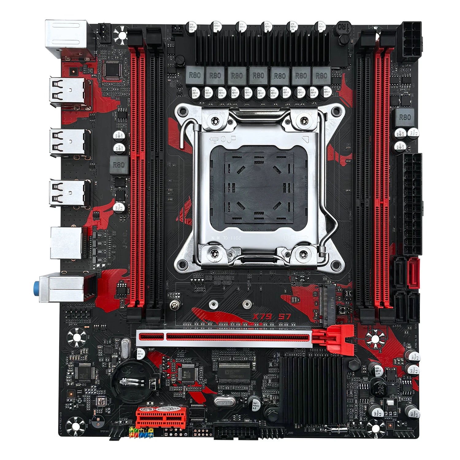 MACHINIST X79 Motherboard S7 LGA2011-3 Xeon Kit E5 2689 CPU Processor and DDR3(2x16gb)32gb 1866MHz Memory NVME/SATA M.2 M-ATX