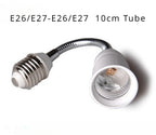 2pcs E27 to E27 3E27 4E27 E12 E17 IR Sense Rotatable AC Outlet Plug LED CFL Lamp Holder Converter Light Socket Bulb Base Adapter