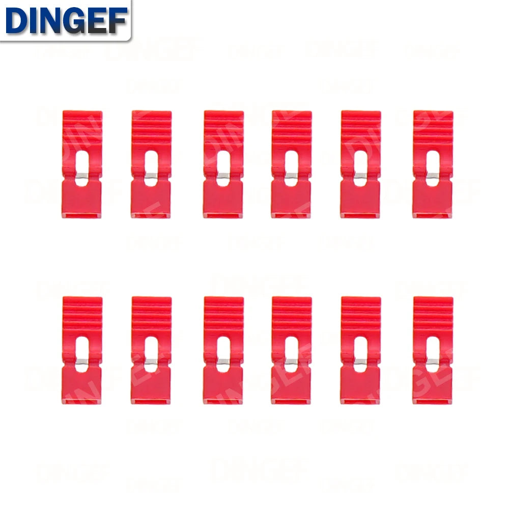 100PCS/lot 2.54mm Jumper Cap Short Circuit Block Connector Hat Closed Open Long Handle for Pin Header Male Female PCB