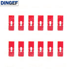 100PCS/lot 2.54mm Jumper Cap Short Circuit Block Connector Hat Closed Open Long Handle for Pin Header Male Female PCB