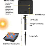 1pack Solar Rope Lights Solar LED Light Path Outdoor Garden Solar String Lights Waterproof Outdoor Lighting Strips 8 Light Modes