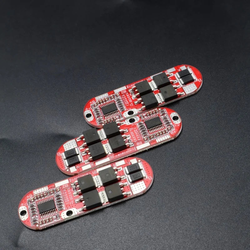 3S 4S 5S Li-ion LiPo LiFePO4 BMS 25A Battery Protection Board Balanced Charging Module for Power Tool Battery Pack