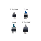 10PCS/LOT 5.8x5.8 7x7 8x8 8.5x8.5mm Self Locking / UNlock Push Tactile Power Micro Switch 6 Pin Button Switches