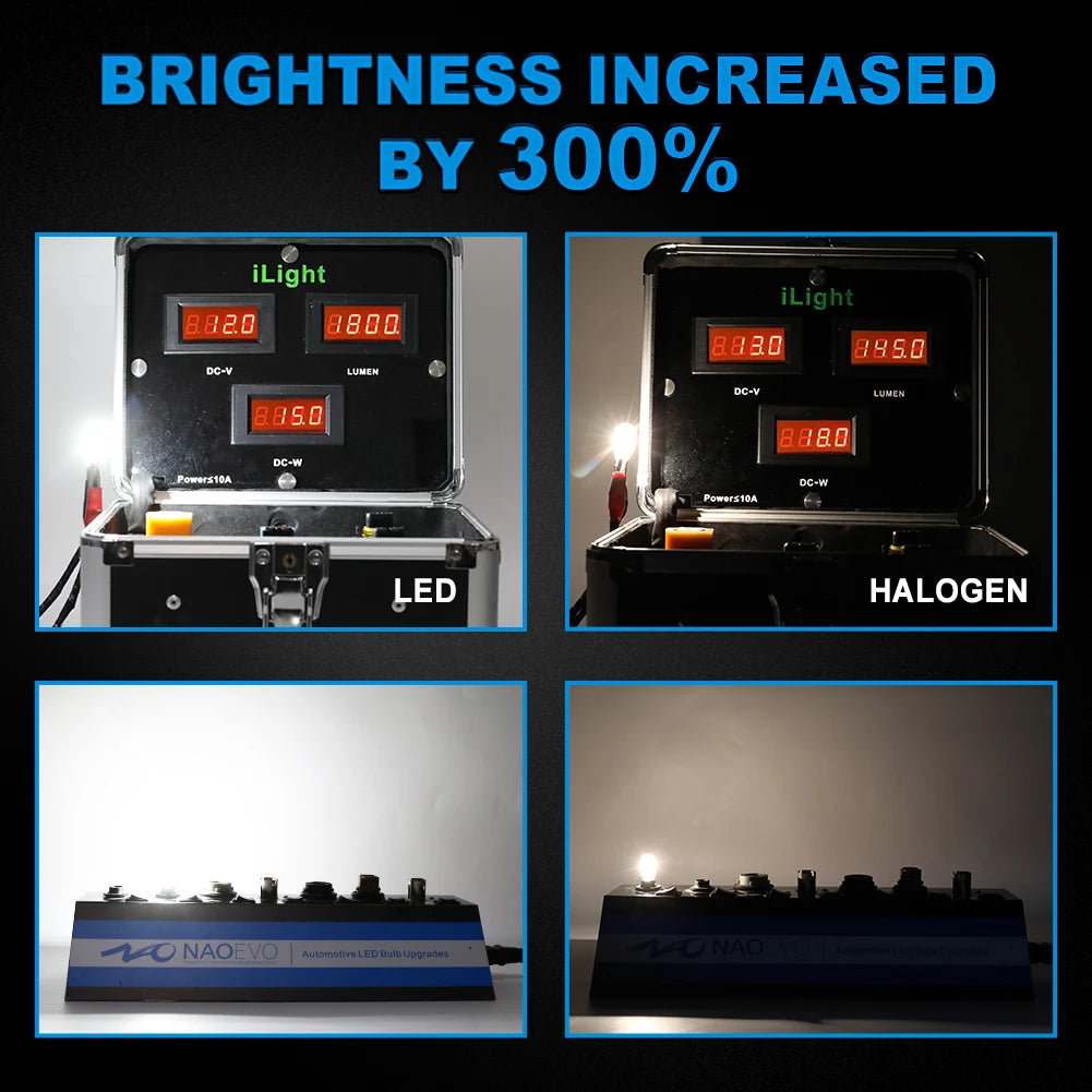 NAO T15 W16W LED CNABUS Bulb No Error T16 15W 1500LM 921 30SMD 3030 Super Bright Car Backup Light White 12V Auto Reverse Lamp