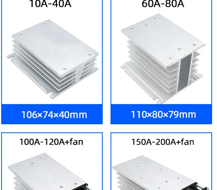 LCTC Voltage Regulator Relay 220V 380V Voltage Stabilizer Module Power Barrier Controller Enhanced Single Phase AC 10A-200A DTY