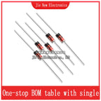 100PCS 1W Zener Diode 1N4750A 1N4751A 1N4752A 1N4753A 1N4754A 1N4755A 1N4756A DO-41