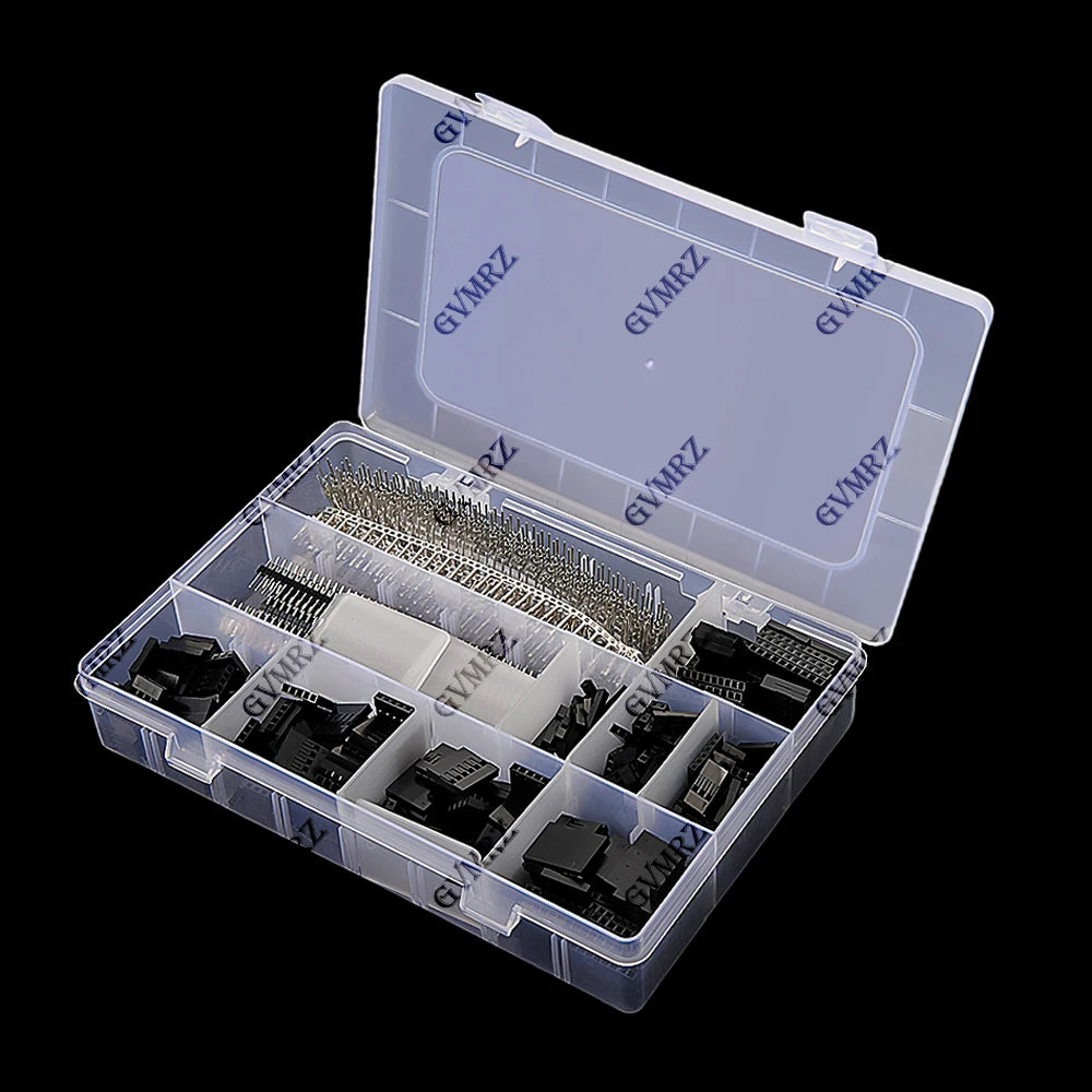 1450PCS 1P~10P DuPont Shell Kit 2.54mm with Pin Header DuPont Male Female Connector Shell Kit single row needles 40Pin 2P 3P 4P