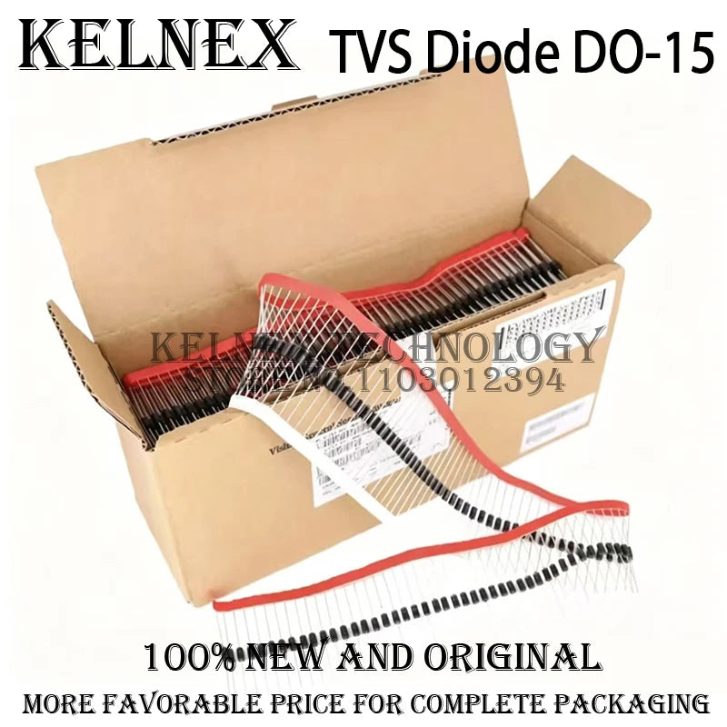 20pcs TVS Diode DO-15 P6KE7.5A P6KE8.2A P6KE12A P6KE15A P6KE18A P6KE22A P6KE27A P6KE33A P6KE36A P6KE75A P6KE100A P6KE200A