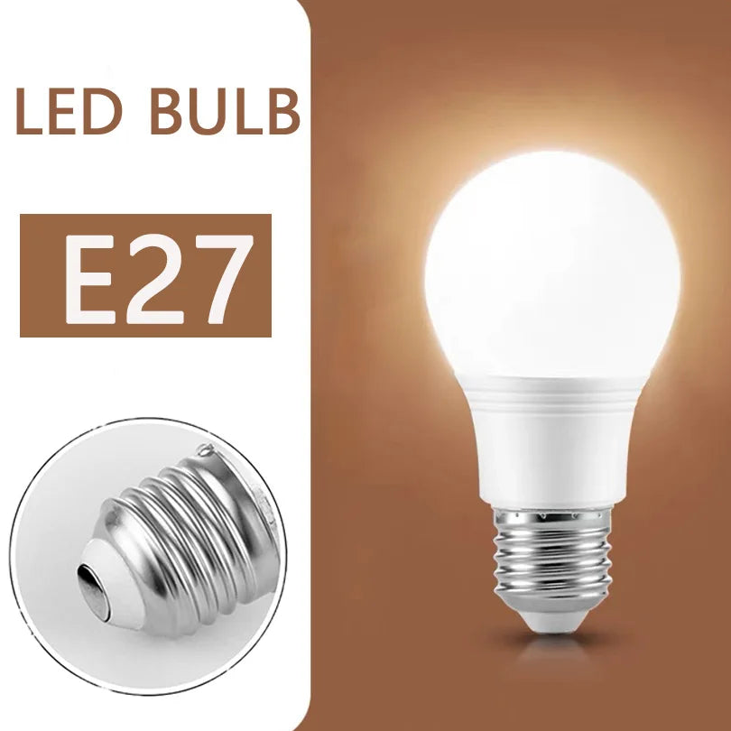 10pcs LED bulb E27 B22 E14 220V Led lamp SMD2835 bombilla 3W 6W 9W 12W 15W 18W 20W Led lights Saving for Indoor  bedroom home