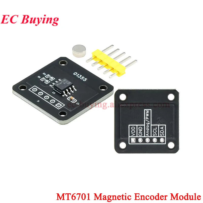 5Pc/1pc AS5600 Magnetic Encoder Module TLE5012 MT6701 MT6816 MT6826S AK09911C KTH7824 3144E Sensor Induction Control Door Switch