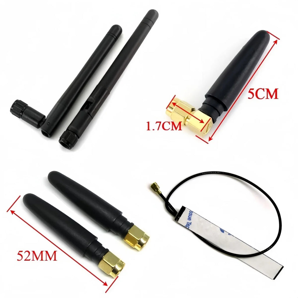 2PCS 2.4Ghz 3dbi  WIFI Antenna 2.4G RP SMA Male Universal Antennas Amplifier WLAN Router Antenne Booster 2400-2500mhz