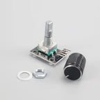 1/3 PCS KY-040 360 Degrees Rotary Encoder Module with Knob Cap 5V Brick Sensor Switch Development Board Module for R3 Board