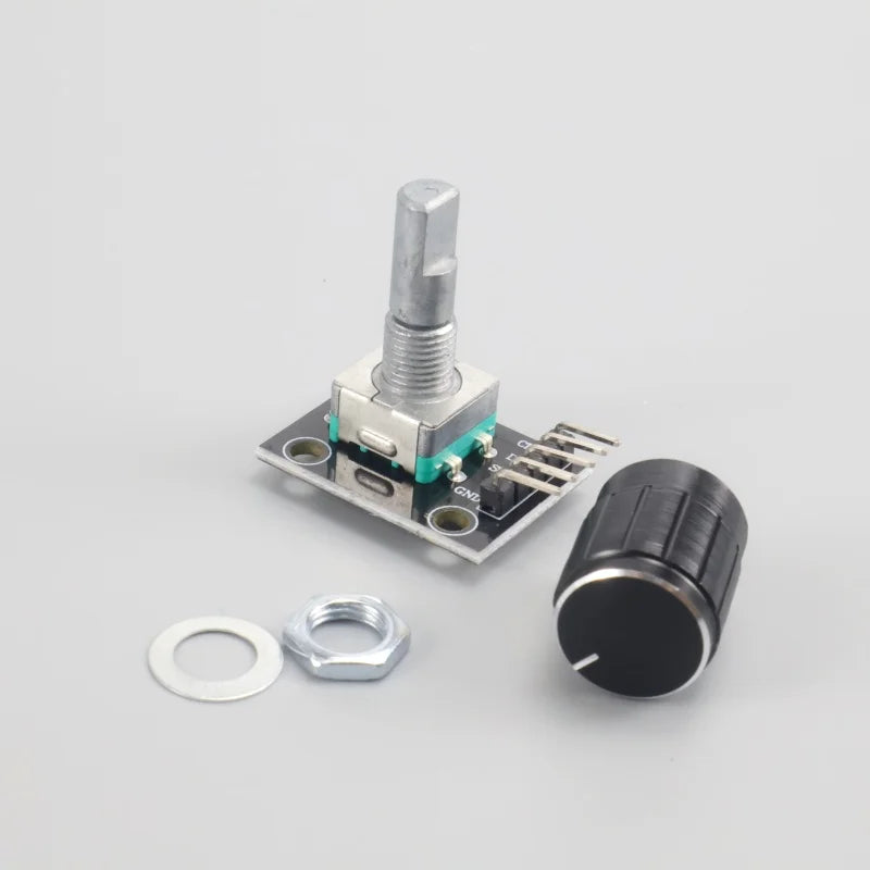 1/3 PCS KY-040 360 Degrees Rotary Encoder Module with Knob Cap 5V Brick Sensor Switch Development Board Module for R3 Board