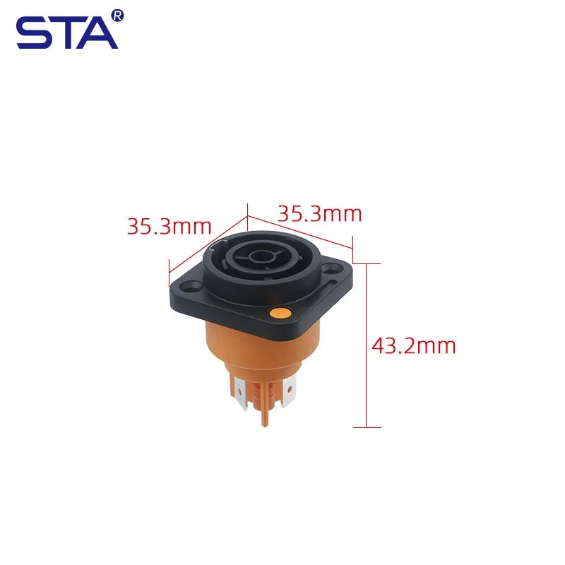 SAC3FX Powercon 3 Pin Female Plug LED Audio Live Stage Cable Power Stage Lighting Equipment Power Connector