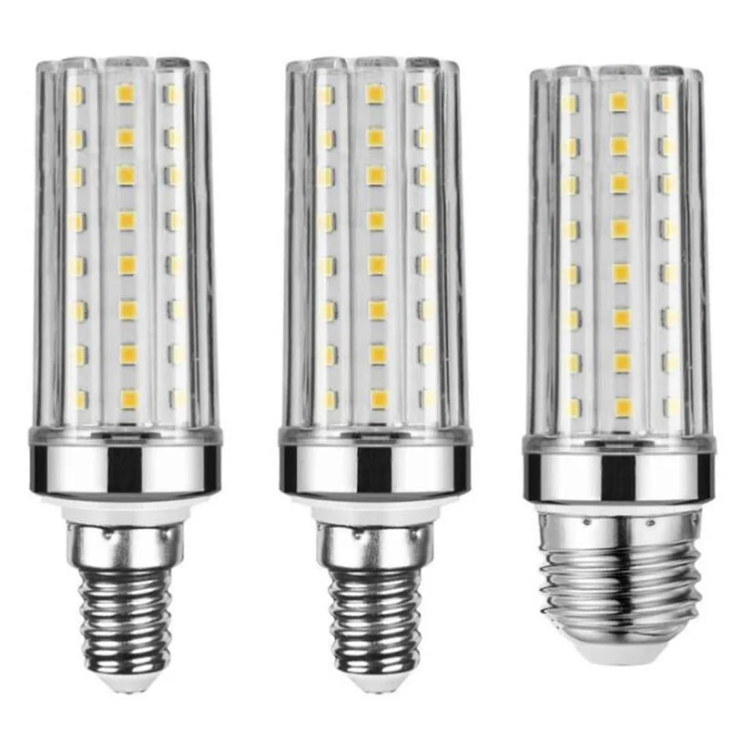 Super Long Lifespan E27 E14 12W 16W 20W 24W 40W LED Lamp Corn Bulb AC85-265V No Flicker 2835 SMD LED Light / Lighting
