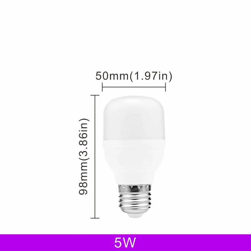 Lampada LED Bulb E27 60W 50W 40W 30W 20W 15W 10W 5W LED Light 220V No Flicker LED Lamp Spotlight Lighting Ampoule Bulb
