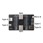 Multifunctional Data Cable Tester USB3.0/3.1/3.2 Type-C 24Pin Cable Detector Support Lightning Micro RJ45 Type-B Cable Test Tool