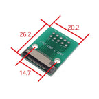 FPC FFC 4 6 8 10 12 15 16 20 24 30 34 40 50 60 Pin Adapter 1.0 MM to 2.54 X 2.54 mm Pitch Through Hole DIP PCB Converter