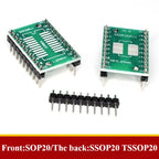 5PCS SOP Adapter Board SOIC-8 SOT23/252 SOP14/16/20/24 SOP28 IC Test Bench Experiment