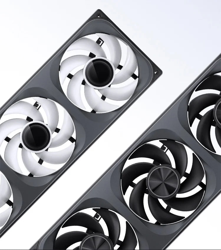 Jonsbo ZA-420/140 Computer Case Fan DIY Exchange 2 Sets Fan Blades  5V ARGB 140mm PWM Reverse Combination Cooling Fan