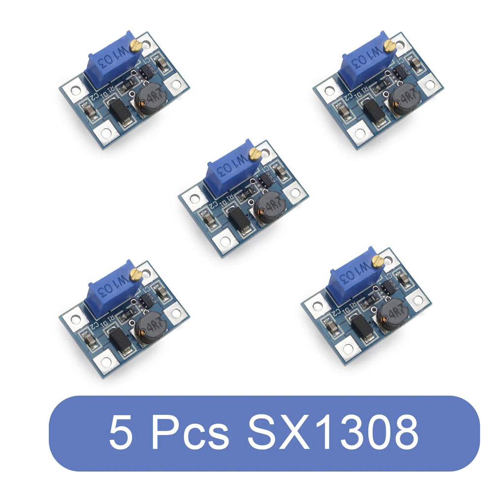 SX1308 MT3608 Boost Converter Step Up Module 2-24V to 2-28V 2A Adjustable High Efficiency for DIY