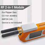 Flipper Zero NRF24 + CC1101 RF Devboard, PINGEQUA RF Lab App-Ready, 2.4GHz & 433MHz, High Performance, Auto-Switch