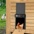 Upgraded 2nd Gen Automatic Pet Door Smart Timer Lift For Dogs Cats Cold Resistant Durable Pet House