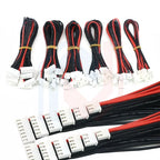JST XH 2.54mm Pitch 2s/3s/4s/5s/6s/7s/8s 22AWG Silicone Wire Lipo Balance Wires Extension Cable Connector XH2.54 Male to Female