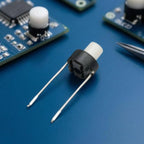 6 X 6 X 5 Mm Switch PCB Mount Through-Hole Tactile Switch Electronic Part Compact Breadboard Use for Musical Instruments