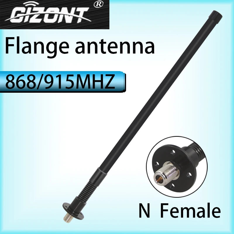 NB IoT Module 868/915/868-915 MHz with Spring-Damping Flange Fiberglass for LoRa HaLow Hotspot Antenna Female