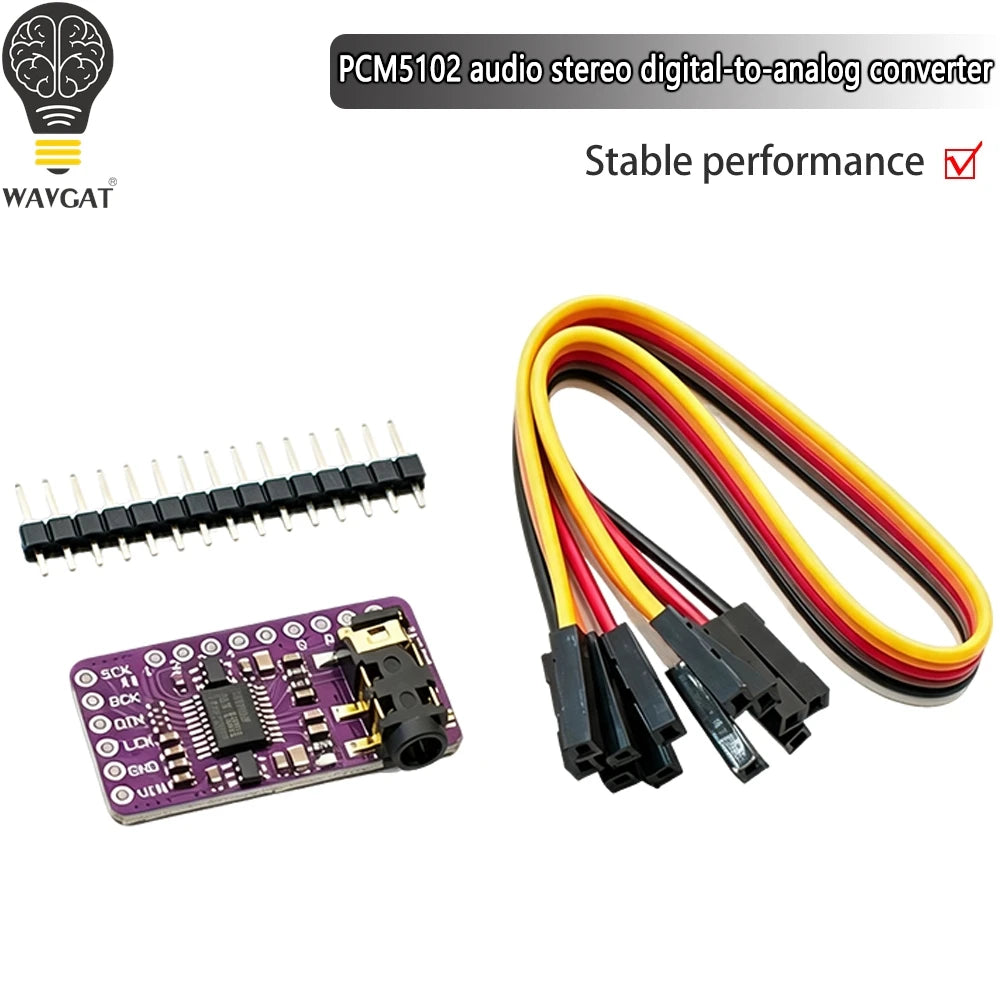 Interface I2S PCM5102A DAC Decoder GY-PCM5102 I2S Player Module For Raspberry Pi PHAT Format Board Digital PCM5102 Audio Board