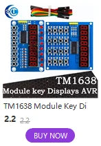 ‌4-Digit 7-Segment LED Display Module with 74HC595 Shift Register (Serial Interface) for Arduino