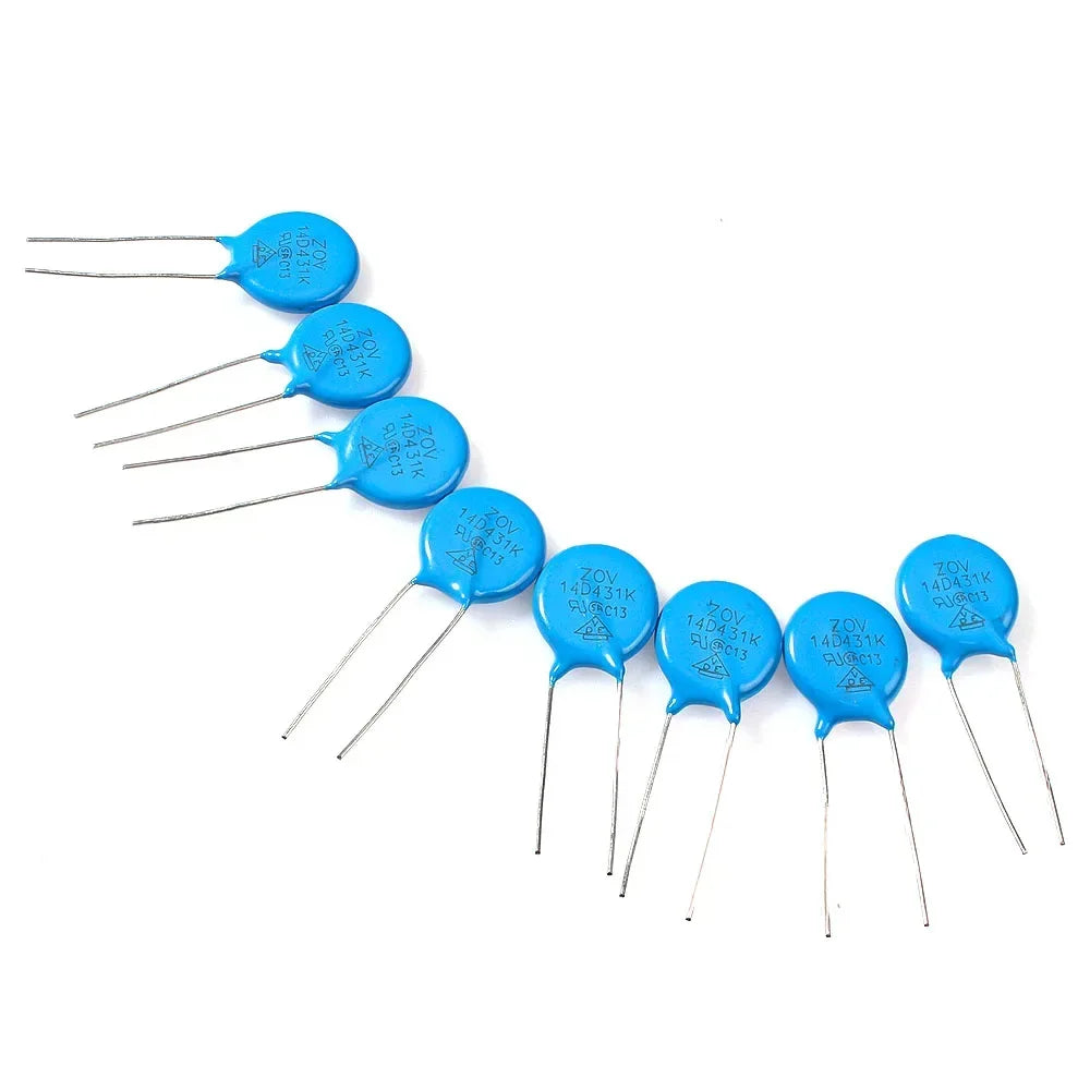120PCS Varistor Resistors Electronic Kit 7d471k 7d431k 5d471k 7d391k 10d471k 10d431k 10d391k 14d471k 14d431k 10d241k 12values*10